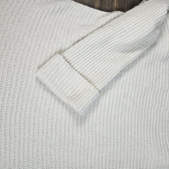 ANTHROPOLOGIE Pilcro Cowl Neck Oversized Tunic Sweater Womens Size M Chunky Knit - Picture 6 of 7